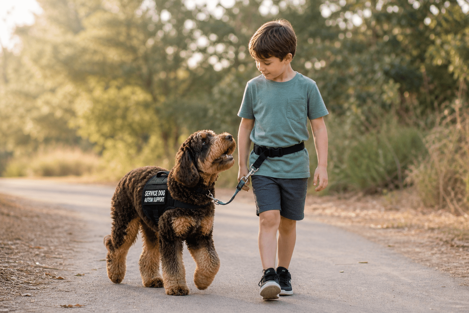 ervice-dog-autism-child-walking-habibi ervice-dog-autism-child-walking-habibi